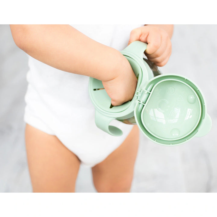 Ubbi Tweat Snack Container (Sage)