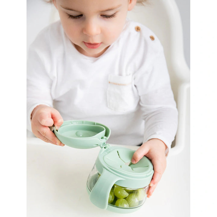 Ubbi Tweat Snack Container (Sage)