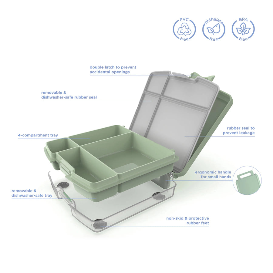 Ubbi Bento Box (Cloudy Blue) Ubbi Bento Box (Cloudy Blue)