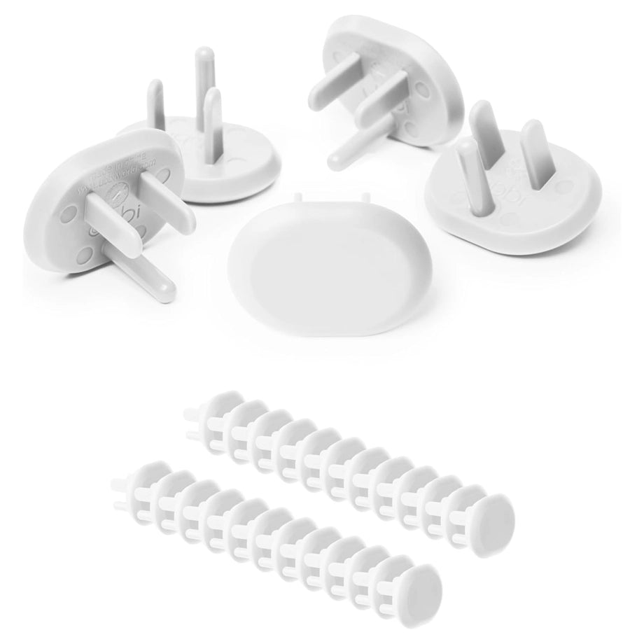 Ubbi Outlet Covers Set 24-Piece (White)