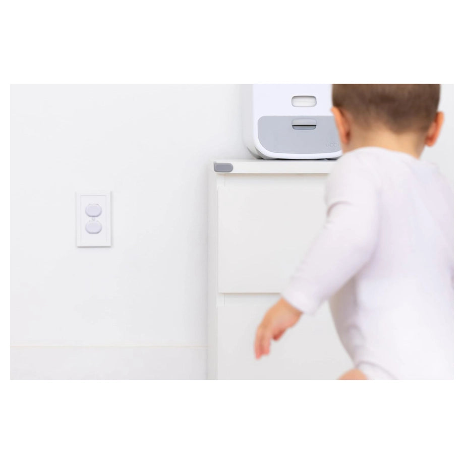 Ubbi Outlet Covers Set 24-Piece (White)
