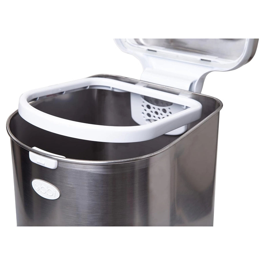 Ubbi Pet Waste Pail (Chrome)