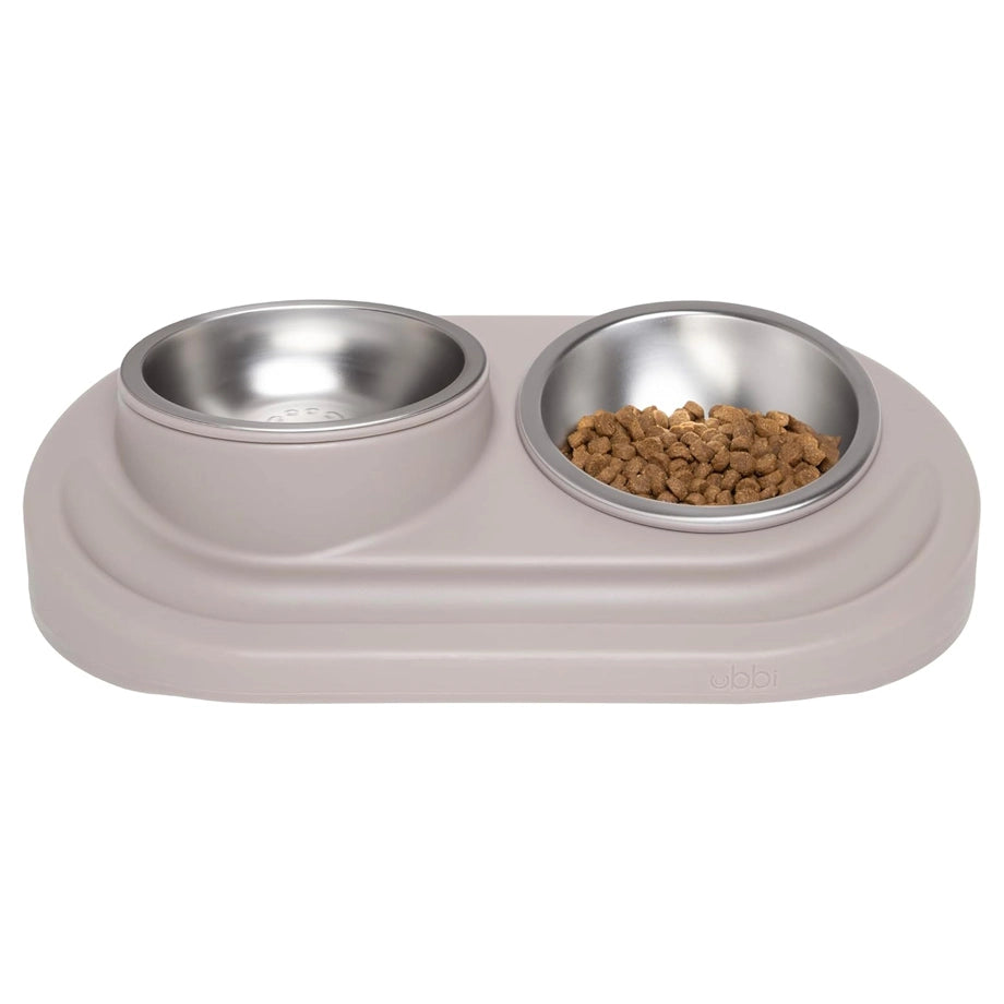 Ubbi Pet Feeding Bowl (Taupe)