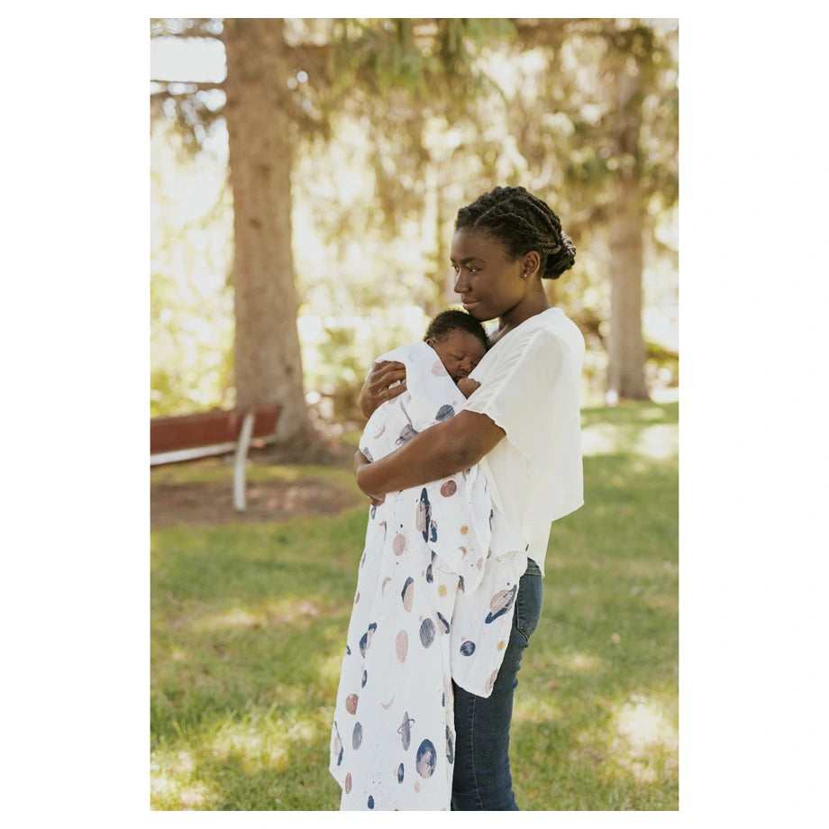 Little Unicorn Cotton Muslin Swaddle Single (Planetary)
