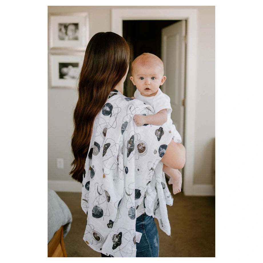 Little Unicorn Cotton Muslin Swaddle Single (Planetary)