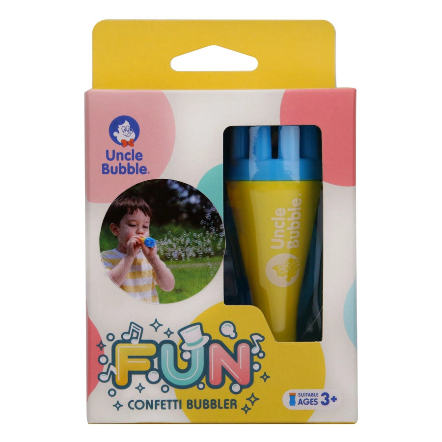 Uncle Bubble Fun Confetti Bubbler Uncle Bubble Fun Confetti Bubbler