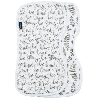 Bebe Au Lait Just Be + Leaves Muslin Burp Cloths