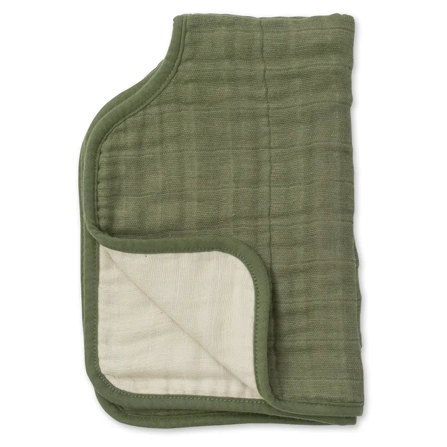 Little Unicorn Cotton Muslin Burp Cloth (Fern)