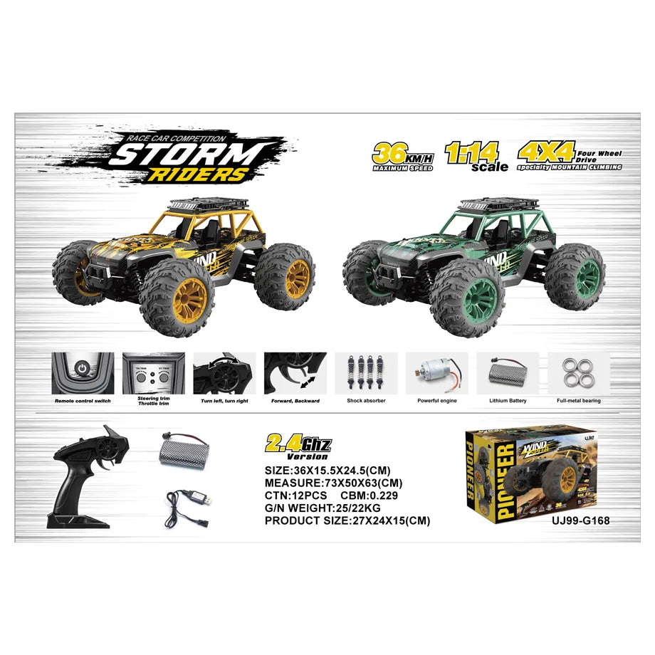 Sam Toys Wind Speed RC Car 1:14