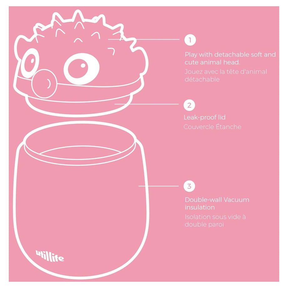 Utilife Food Jar Vacuum Thermos (Pufferfish)