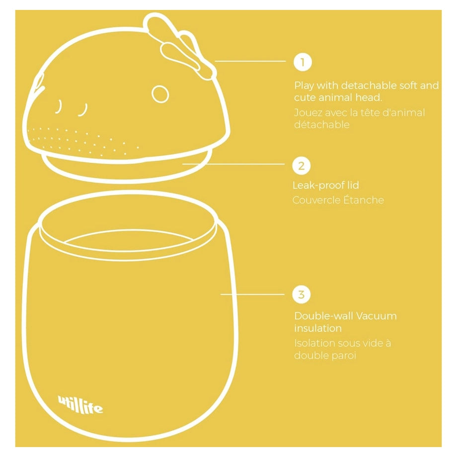 Utilife Food Jar Vacuum Thermos (Dugong)