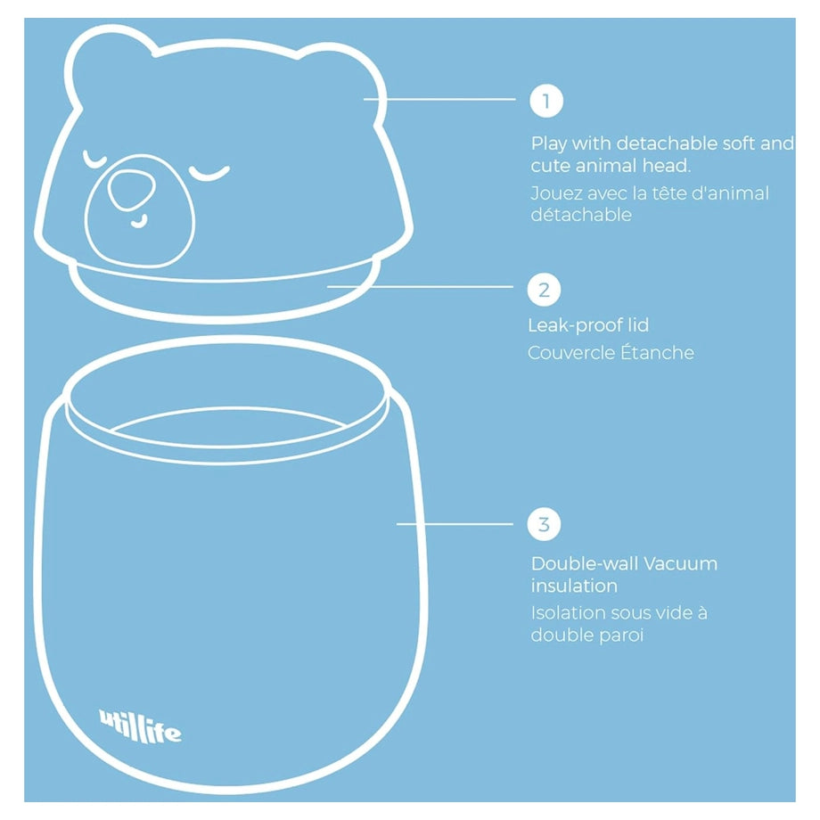 Utilife Food Jar Vacuum Thermos (Duck)