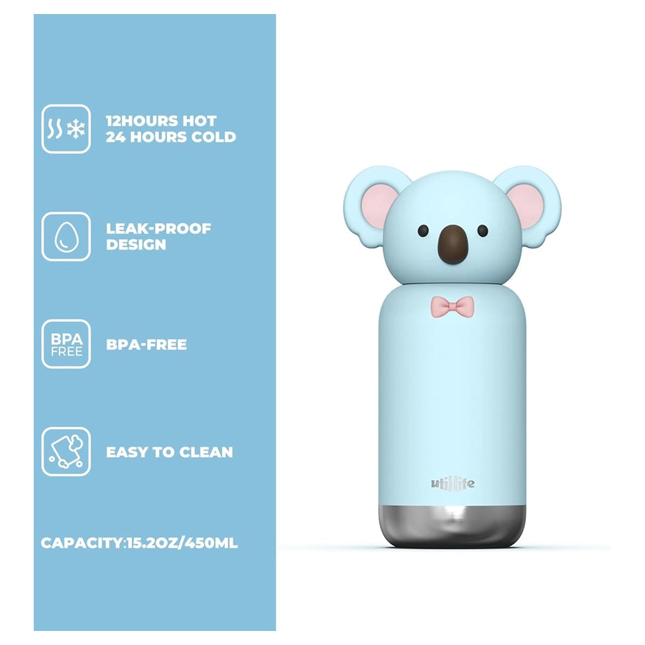 Utilife Water Bottle BPA-Free (Koala)