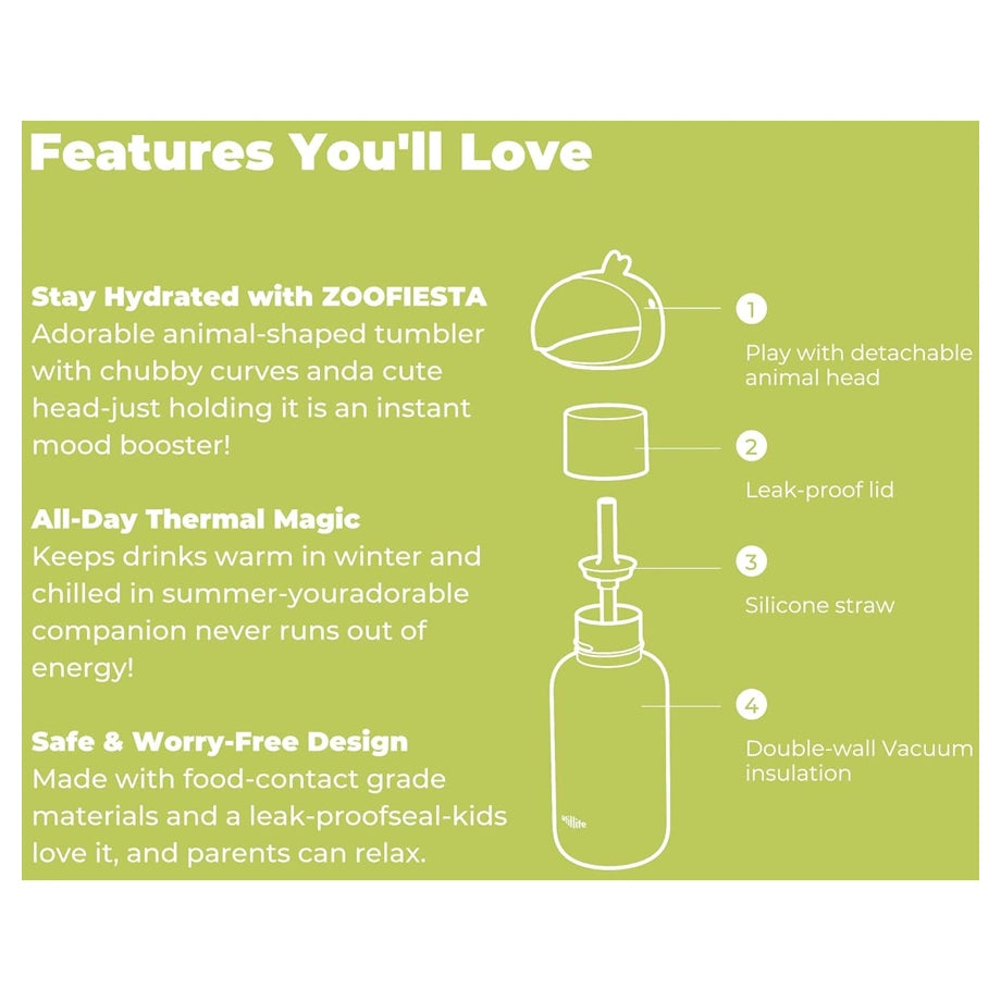 Utilife Water Bottle BPA-Free (Toucan)