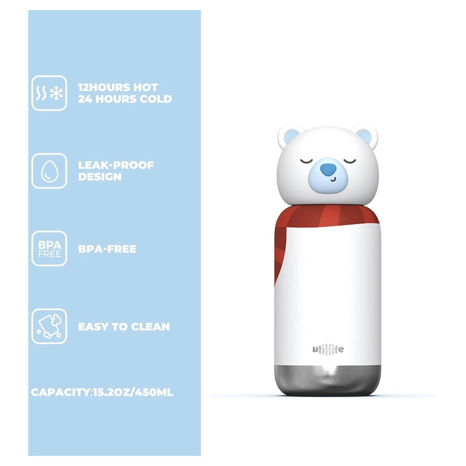 Utilife Water Bottle BPA-Free (Polar Bear)