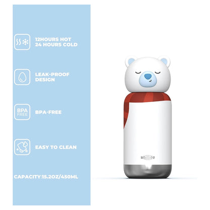 Utilife Water Bottle BPA-Free (Polar Bear)
