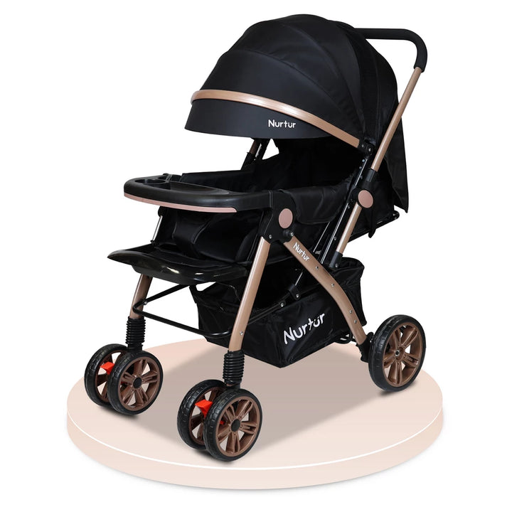 Nurtur Wilder Reversible Baby Stroller (Black)
