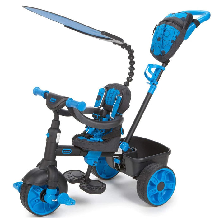 Little Tikes 4-in-1 Deluxe Edition Trike Neon (Blue)
