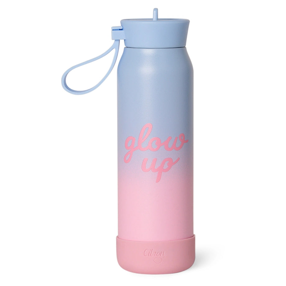 Citron 350ml Water Bottle (Pink Blue Glowup)