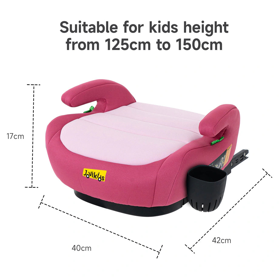 Jovikids Ohho+ I-Size Booster Car Seat ISOFIX (Pink)