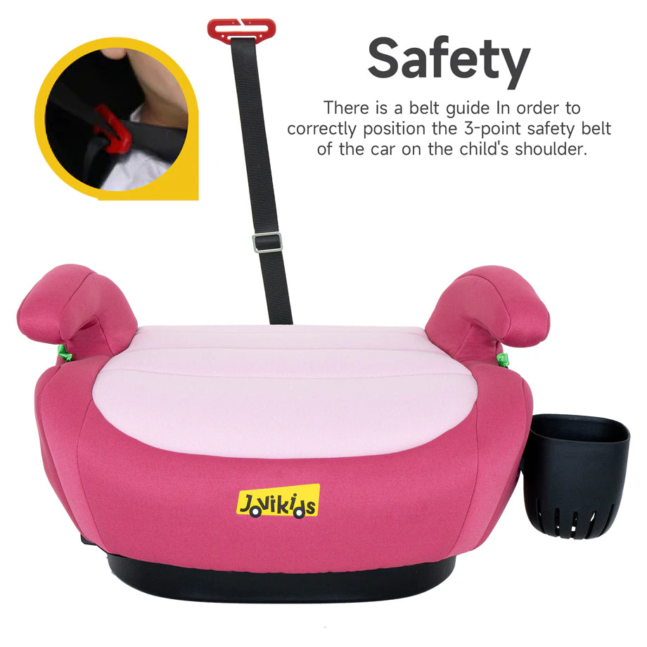 Jovikids Ohho+ I-Size Booster Car Seat ISOFIX (Pink)