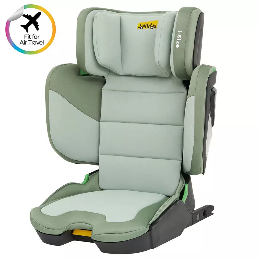مقعد سيارة معزز للأطفال من Jovikids Rober I-Size ISOFIX بحجم المقصورة (أخضر) مقعد سيارة معزز للأطفال من Jovikids Rober I-Size ISOFIX بحجم المقصورة (أخضر)
