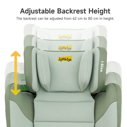 Jovikids Rober I-Size Booster Car Seat ISOFIX Cabin Size (Green)