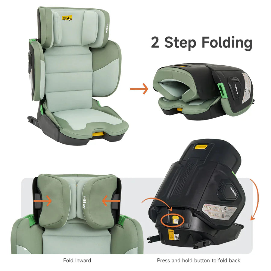 مقعد سيارة معزز للأطفال من Jovikids Rober I-Size ISOFIX بحجم المقصورة (أخضر) مقعد سيارة معزز للأطفال من Jovikids Rober I-Size ISOFIX بحجم المقصورة (أخضر)