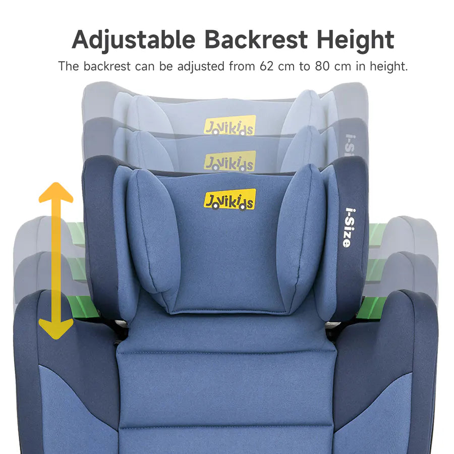 مقعد سيارة معزز للأطفال من Jovikids Rober I-Size ISOFIX بحجم المقصورة (أزرق) مقعد سيارة معزز للأطفال من Jovikids Rober I-Size ISOFIX بحجم المقصورة (أزرق)