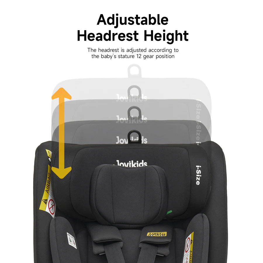 مقعد سيارة Jovikids Ranger TT ISOFIX 360° دوار بحجم I (أسود) مقعد سيارة Jovikids Ranger TT ISOFIX 360° دوار بحجم I (أسود)