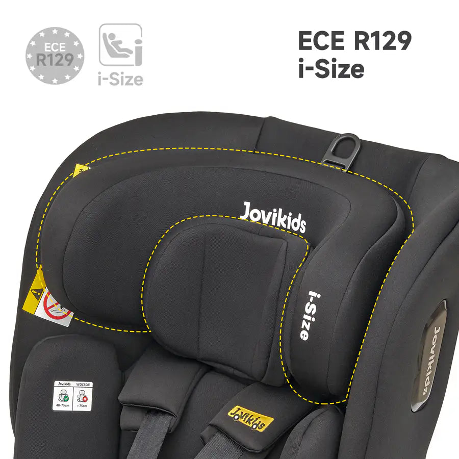 مقعد سيارة Jovikids Ranger TT ISOFIX 360° دوار بحجم I (أسود) مقعد سيارة Jovikids Ranger TT ISOFIX 360° دوار بحجم I (أسود)