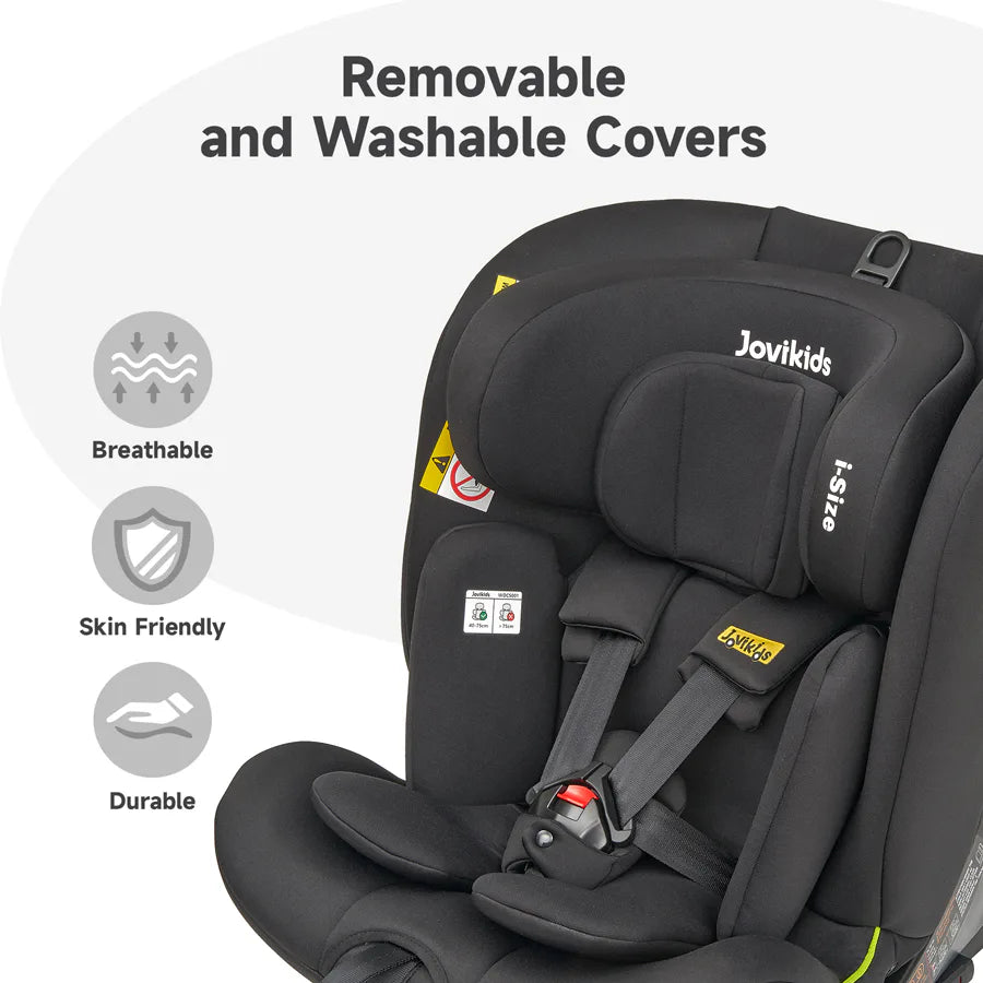 مقعد سيارة Jovikids Ranger TT ISOFIX 360° دوار بحجم I (أسود) مقعد سيارة Jovikids Ranger TT ISOFIX 360° دوار بحجم I (أسود)