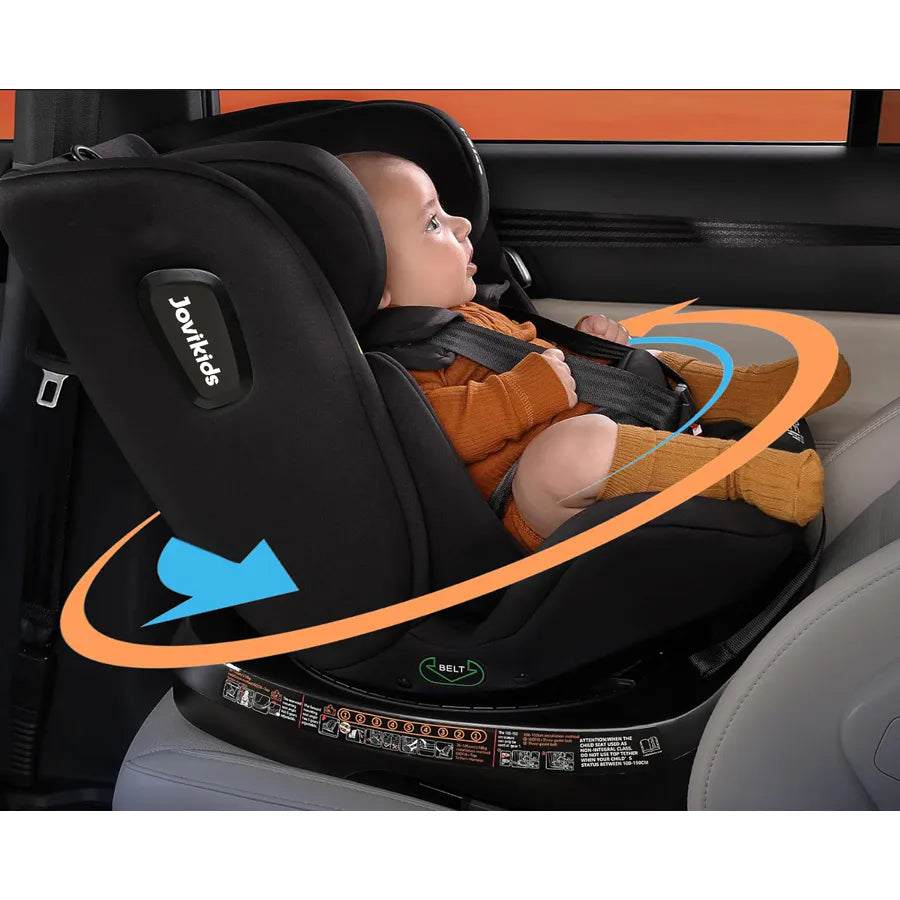 مقعد سيارة Jovikids Ranger TT ISOFIX 360° دوار بحجم I (أسود) مقعد سيارة Jovikids Ranger TT ISOFIX 360° دوار بحجم I (أسود)