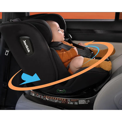 Jovikids Ranger TT ISOFIX 360° Rotating Car Seat I-size (Black)