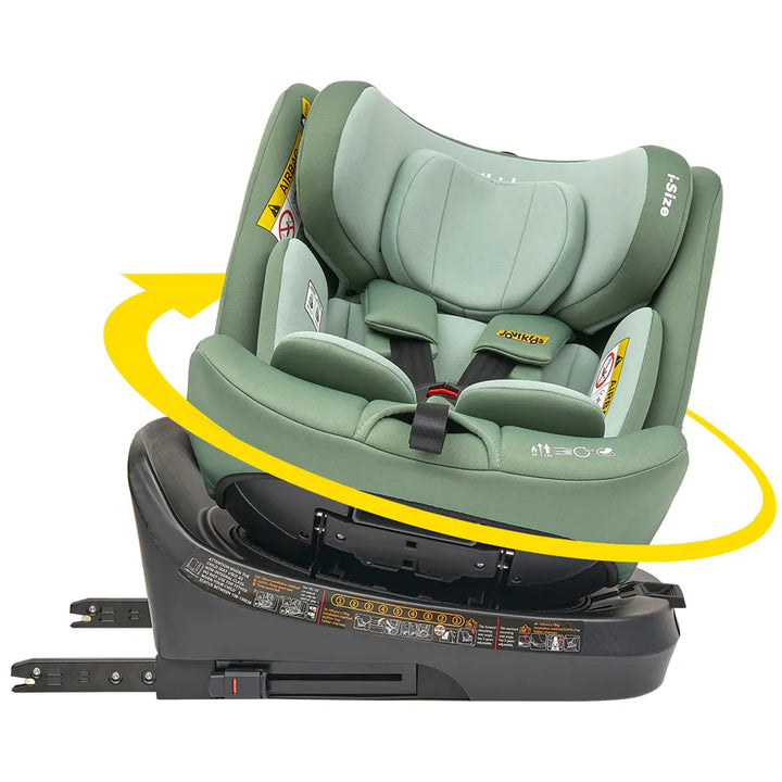 Jovikids Ranger TT ISOFIX 360° Rotating Car Seat I-size (Green)