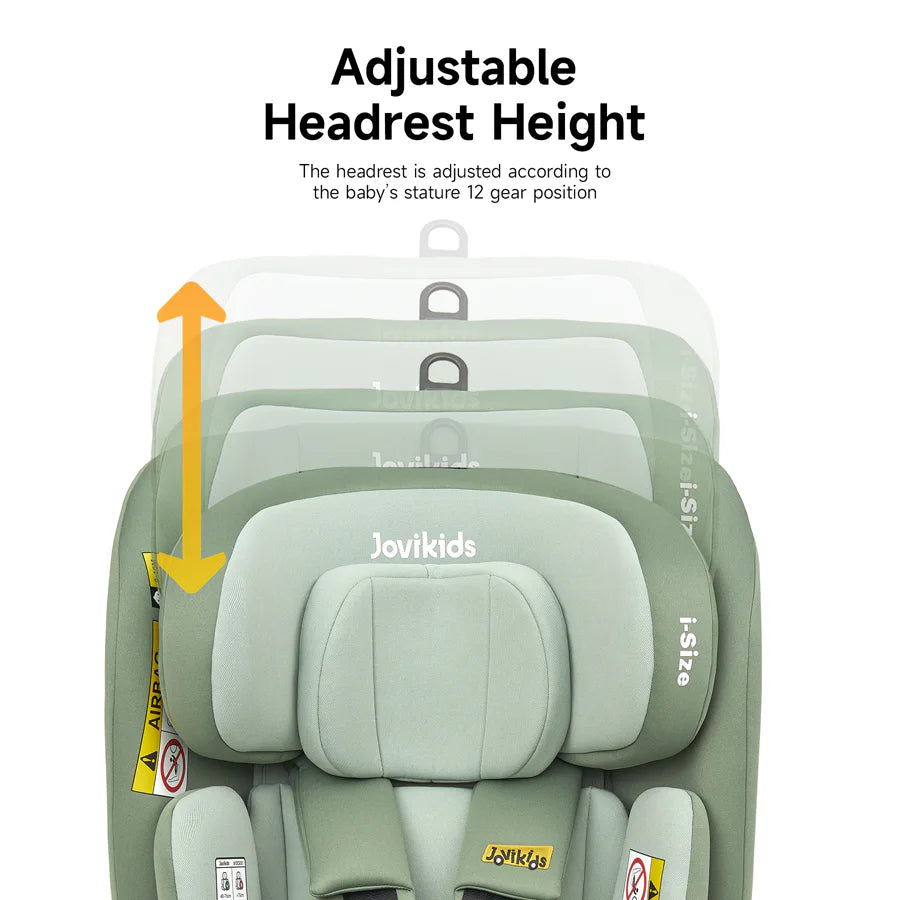 مقعد سيارة Jovikids Ranger TT ISOFIX 360° دوار مقاس I (أخضر) مقعد سيارة Jovikids Ranger TT ISOFIX 360° دوار مقاس I (أخضر)