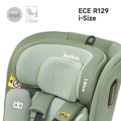 Jovikids Ranger TT ISOFIX 360° Rotating Car Seat I-size (Green)