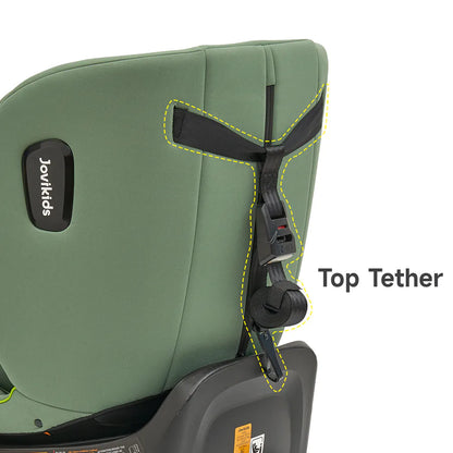 Jovikids Ranger TT ISOFIX 360° Rotating Car Seat I-size (Green)