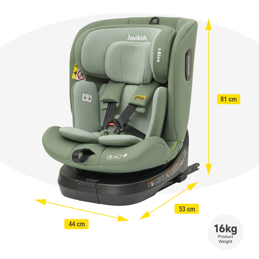 مقعد سيارة Jovikids Ranger TT ISOFIX 360° دوار مقاس I (أخضر) مقعد سيارة Jovikids Ranger TT ISOFIX 360° دوار مقاس I (أخضر)