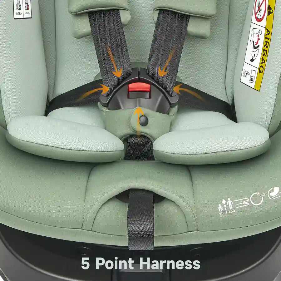 مقعد سيارة Jovikids Ranger TT ISOFIX 360° دوار مقاس I (أخضر) مقعد سيارة Jovikids Ranger TT ISOFIX 360° دوار مقاس I (أخضر)