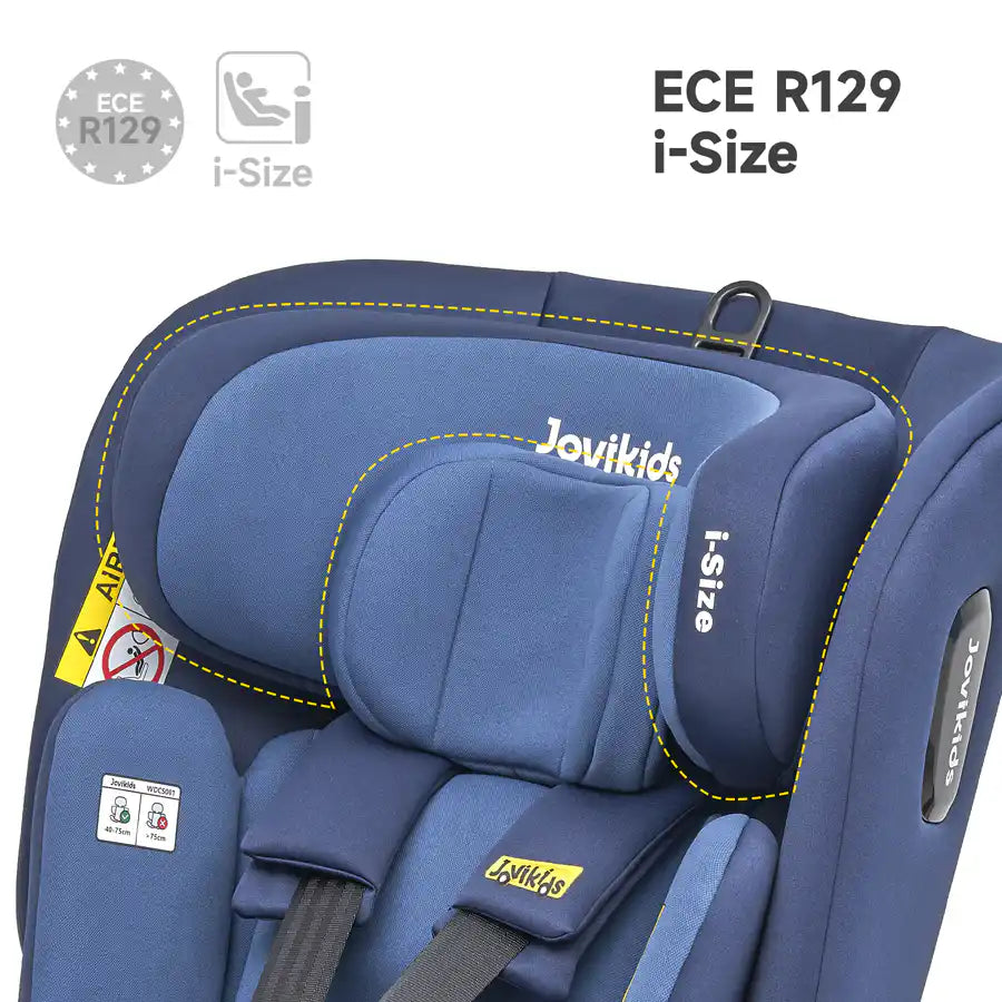 مقعد سيارة Jovikids Ranger TT ISOFIX 360° دوار بحجم I (أزرق) مقعد سيارة Jovikids Ranger TT ISOFIX 360° دوار بحجم I (أزرق)
