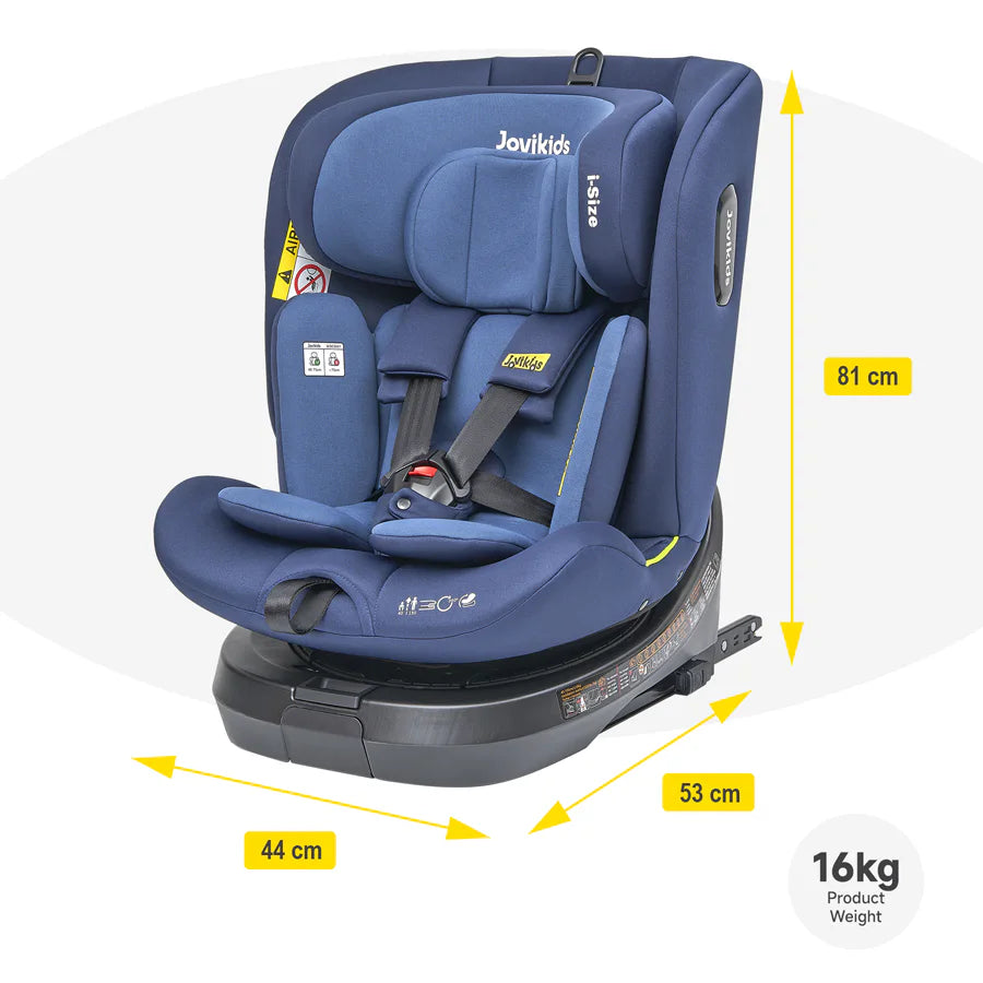مقعد سيارة Jovikids Ranger TT ISOFIX 360° دوار بحجم I (أزرق) مقعد سيارة Jovikids Ranger TT ISOFIX 360° دوار بحجم I (أزرق)
