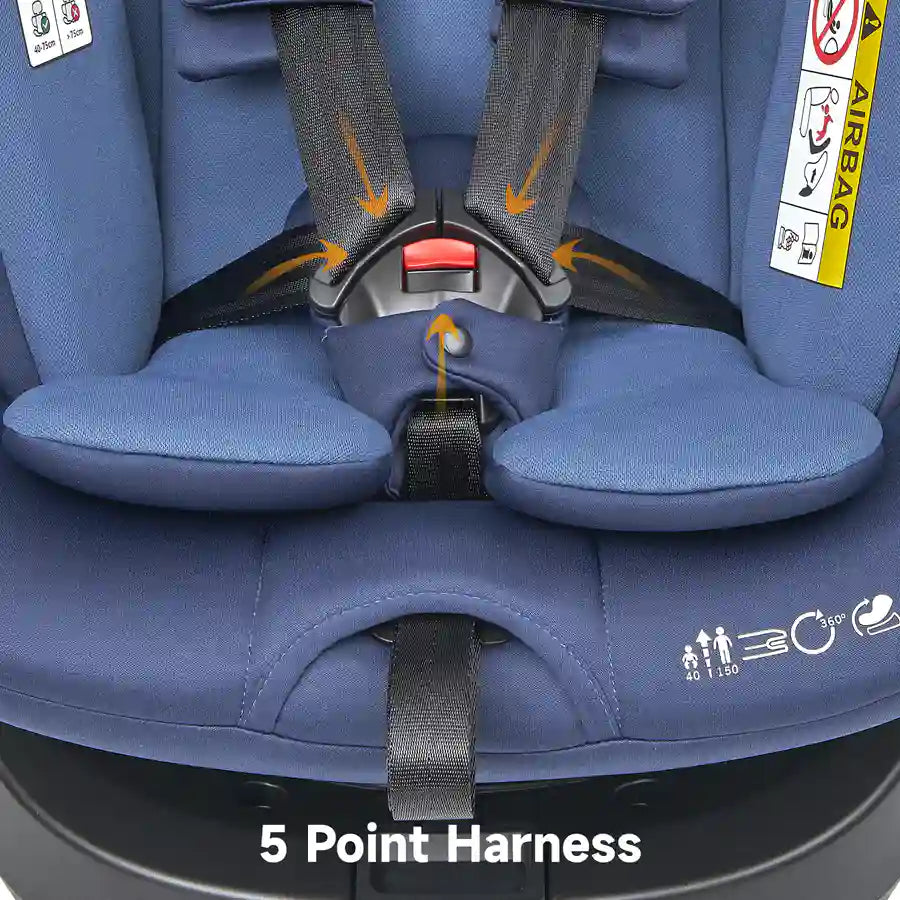 مقعد سيارة Jovikids Ranger TT ISOFIX 360° دوار بحجم I (أزرق) مقعد سيارة Jovikids Ranger TT ISOFIX 360° دوار بحجم I (أزرق)