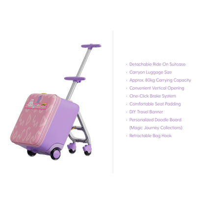 Jovikids 3In1 Joyride 38L Kids Suitcase Travel Bag