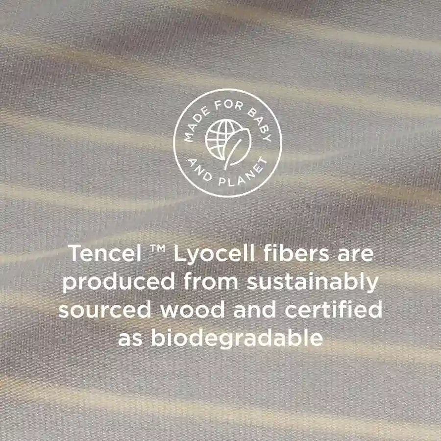 Ergobaby Aura Sustainably Sourced Knit Baby Wrap (Grey Stripes)