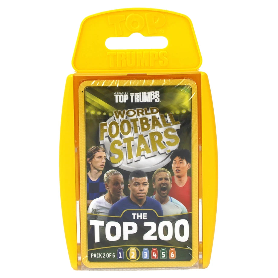 WMOVES Top Trumps World Football Stars 200 Edition (Yellow)