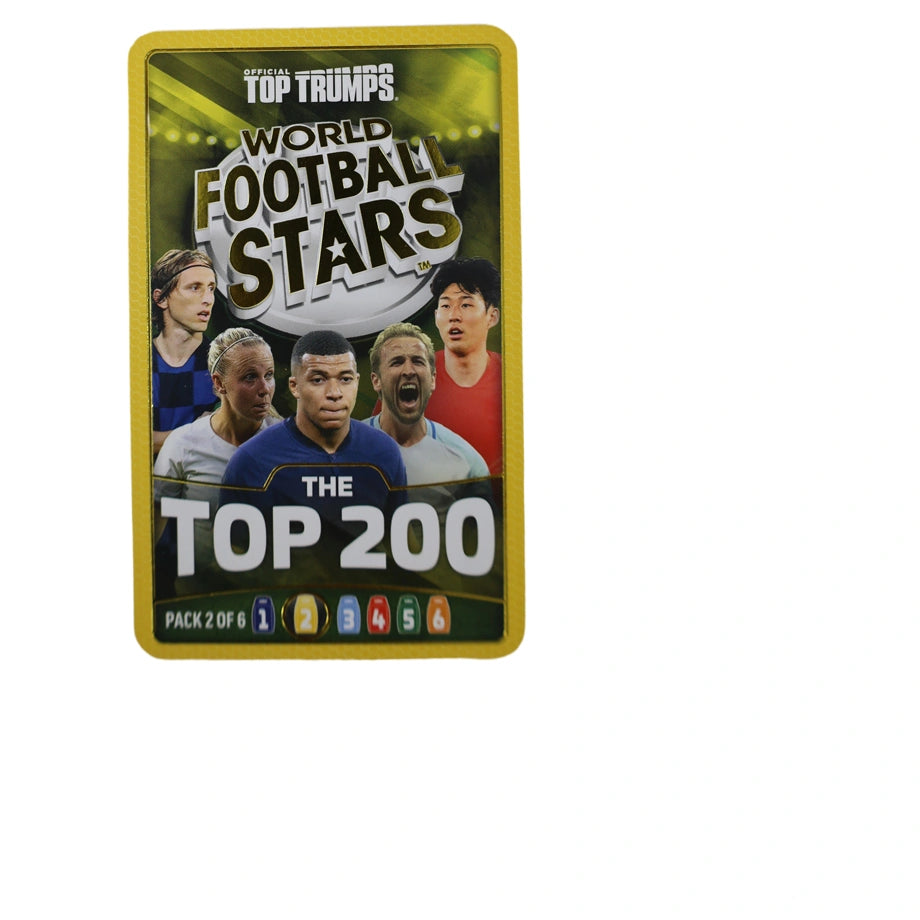 WMOVES Top Trumps World Football Stars 200 Edition (Yellow)