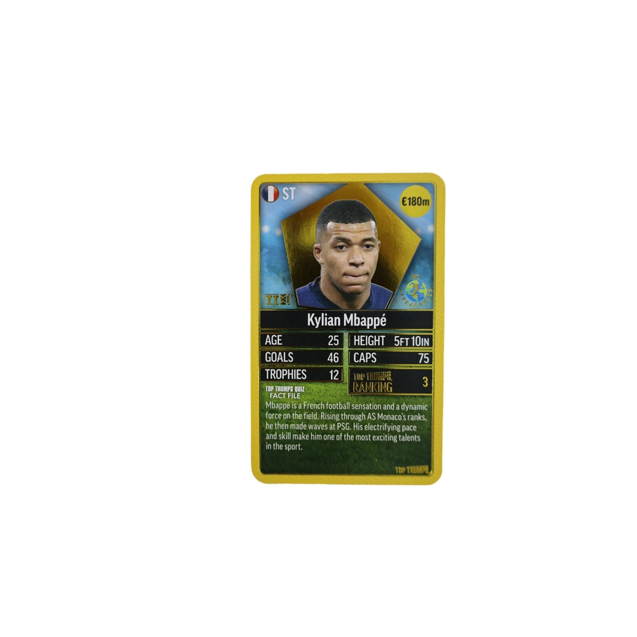 WMOVES Top Trumps World Football Stars 200 Edition (Yellow)