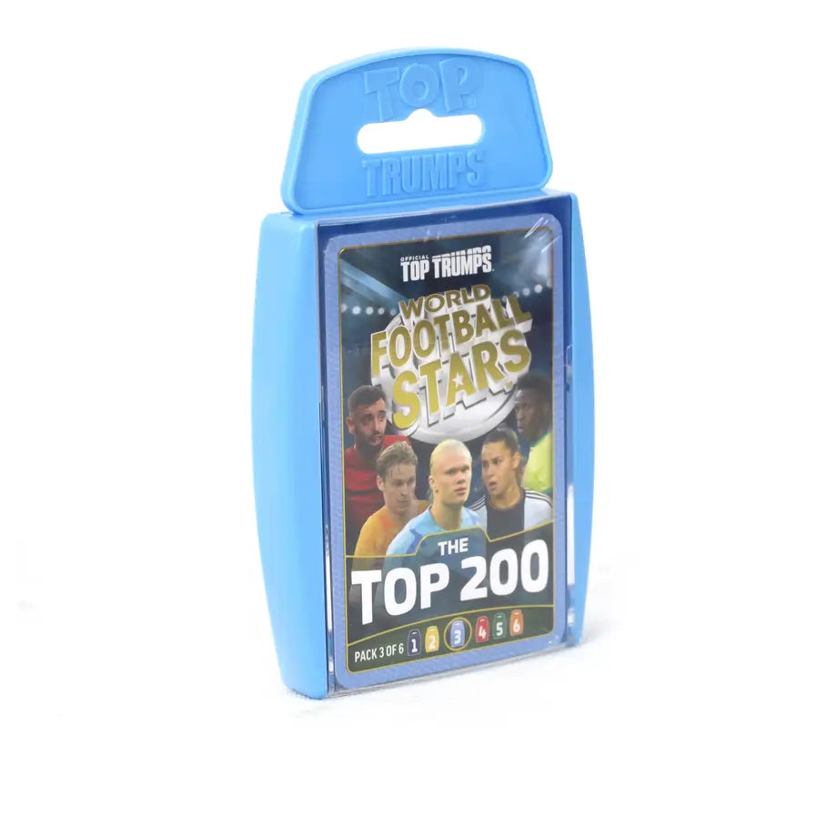 WMOVES Top Trumps World Football Stars 200 Edition (Sky Blue)