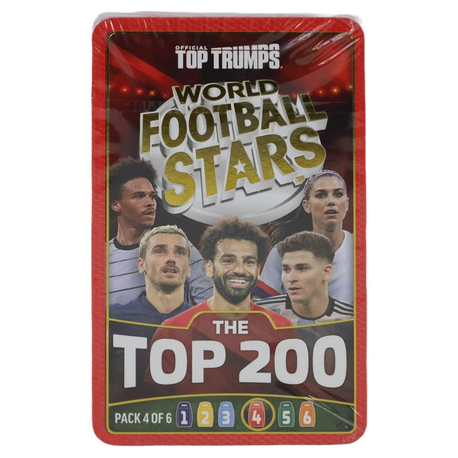 WMOVES Top Trumps World Football Stars 200 Edition (Red)